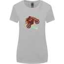 I Dont Crash Funny Motocross Biker Xmoto Womens Wider Cut T-Shirt Sports Grey