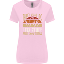 I Fix Stuff Funny Electrician Sparky Mechanic Womens Wider Cut T-Shirt Light Pink