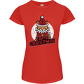 I Hate Christmas Funny Bah Humbug Cat Xmas Womens Petite Cut T-Shirt Red