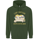 I Have Plans With My Cat in the Garden Gardening Childrens Kids Hoodie Forest Green