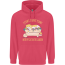 I Have Plans With My Cat in the Garden Gardening Childrens Kids Hoodie Heliconia