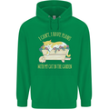 I Have Plans With My Cat in the Garden Gardening Childrens Kids Hoodie Irish Green