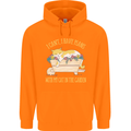 I Have Plans With My Cat in the Garden Gardening Childrens Kids Hoodie Orange