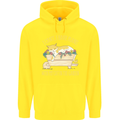 I Have Plans With My Cat in the Garden Gardening Childrens Kids Hoodie Yellow