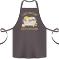 I Have Plans With My Cat in the Garden Gardening Cotton Apron 100% Organic Dark Grey