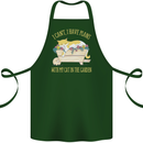 I Have Plans With My Cat in the Garden Gardening Cotton Apron 100% Organic Forest Green