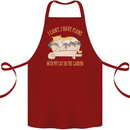 I Have Plans With My Cat in the Garden Gardening Cotton Apron 100% Organic Maroon