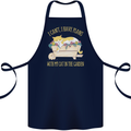 I Have Plans With My Cat in the Garden Gardening Cotton Apron 100% Organic Navy Blue
