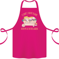 I Have Plans With My Cat in the Garden Gardening Cotton Apron 100% Organic Pink