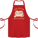 I Have Plans With My Cat in the Garden Gardening Cotton Apron 100% Organic Red