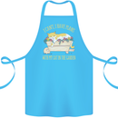 I Have Plans With My Cat in the Garden Gardening Cotton Apron 100% Organic Turquoise