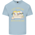 I Have Plans With My Cat in the Garden Gardening Kids T-Shirt Childrens Light Blue