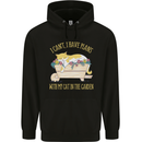 I Have Plans With My Cat in the Garden Gardening Mens 80% Cotton Hoodie Black