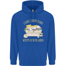 I Have Plans With My Cat in the Garden Gardening Mens 80% Cotton Hoodie Royal Blue