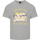 I Have Plans With My Cat in the Garden Gardening Mens Cotton T-Shirt Tee Top Sports Grey