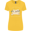 I Have Plans With My Cat in the Garden Gardening Womens Wider Cut T-Shirt Yellow