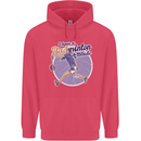 I Have a Badminton Attitude Childrens Kids Hoodie Heliconia