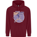 I Have a Badminton Attitude Childrens Kids Hoodie Maroon