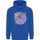 I Have a Badminton Attitude Childrens Kids Hoodie Royal Blue
