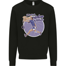 I Have a Badminton Attitude Funny Kids Sweatshirt Jumper Black