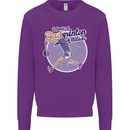 I Have a Badminton Attitude Funny Kids Sweatshirt Jumper Purple