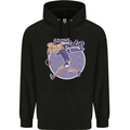 I Have a Badminton Attitude Funny Mens 80% Cotton Hoodie Black