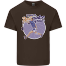 I Have a Badminton Attitude Funny Mens Cotton T-Shirt Tee Top Dark Chocolate