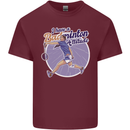 I Have a Badminton Attitude Funny Mens Cotton T-Shirt Tee Top Maroon