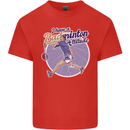 I Have a Badminton Attitude Funny Mens Cotton T-Shirt Tee Top Red