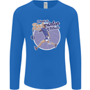 I Have a Badminton Attitude Funny Mens Long Sleeve T-Shirt Royal Blue