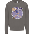 I Have a Badminton Attitude Funny Mens Sweatshirt Jumper Charcoal