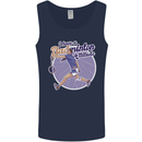 I Have a Badminton Attitude Funny Mens Vest Tank Top Navy Blue