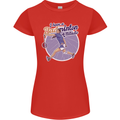 I Have a Badminton Attitude Funny Womens Petite Cut T-Shirt Red