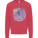 I Have a Badminton Attitude Kids Sweatshirt Jumper Heliconia