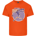 I Have a Badminton Attitude Kids T-Shirt Childrens Orange