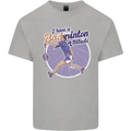 I Have a Badminton Attitude Kids T-Shirt Childrens Sports Grey