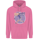 I Have a Badminton Attitude Mens 80% Cotton Hoodie Azelea
