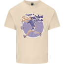 I Have a Badminton Attitude Mens Cotton T-Shirt Tee Top Natural