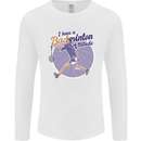 I Have a Badminton Attitude Mens Long Sleeve T-Shirt White