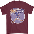 I Have a Badminton Attitude Mens T-Shirt 100% Cotton Maroon