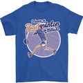 I Have a Badminton Attitude Mens T-Shirt 100% Cotton Royal Blue
