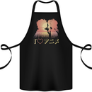 I Heart Anime Love Cotton Apron 100% Organic Black