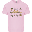 I Just Wet My Plants Funny Gardening House Kids T-Shirt Childrens Light Pink