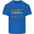 I Just Wet My Plants Funny Gardening House Kids T-Shirt Childrens Royal Blue