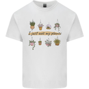 I Just Wet My Plants Funny Gardening House Kids T-Shirt Childrens White