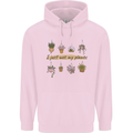 I Just Wet My Plants Funny Gardening House Mens 80% Cotton Hoodie Light Pink