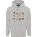 I Just Wet My Plants Funny Gardening House Mens 80% Cotton Hoodie Sports Grey