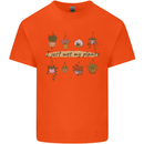 I Just Wet My Plants Funny Gardening House Mens Cotton T-Shirt Tee Top Orange