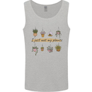 I Just Wet My Plants Funny Gardening House Mens Vest Tank Top Sports Grey