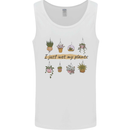 I Just Wet My Plants Funny Gardening House Mens Vest Tank Top White